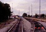 The view northbound on the original Norfolk Southern line 